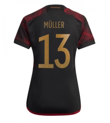 Tyskland Thomas Muller #13 Bortatröja Dam VM 2022 Kortärmad